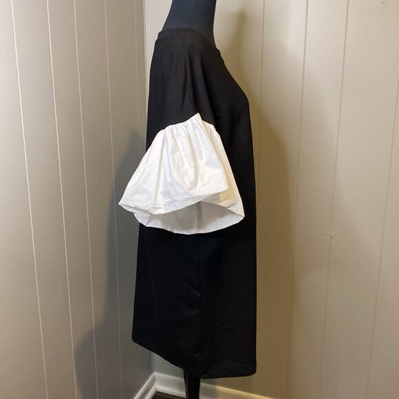 NWT Gracia Small Midi Dress Short Ruffle Sleeves - Picture 3 of 5